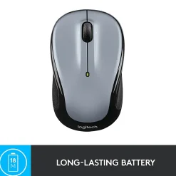 Logitech® M325s Wireless Optical Mouse, Silver