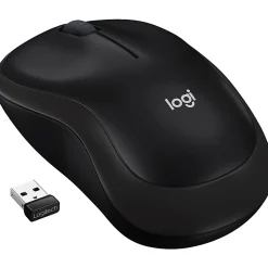 Logitech M185 Wireless Mouse - Optical - Wireless - Radio Frequency - 2.40 GHz - Gray - USB - 1000 dpi - Scroll Wheel - 3 Button(s) - Symmetrical