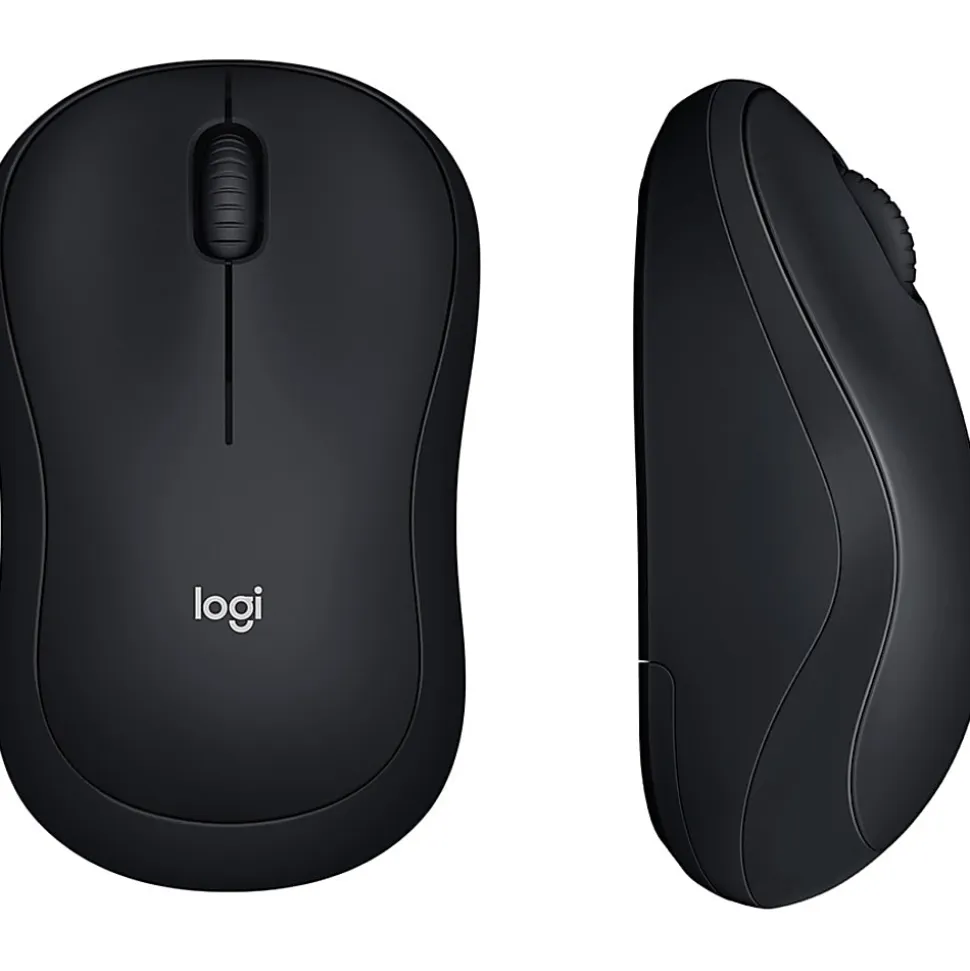 Logitech M185 Wireless Mouse - Optical - Wireless - Radio Frequency - 2.40 GHz - Gray - USB - 1000 dpi - Scroll Wheel - 3 Button(s) - Symmetrical