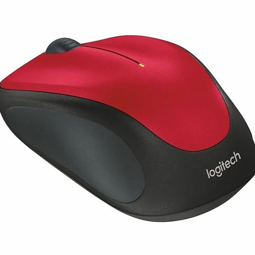 Logitech® M317 Wireless Mouse, Red