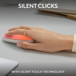 Logitech M340 Wireless Mouse with Limited Edition, USB Receiver and Silent Clicks, Portable Wireless Mouse, Speckles