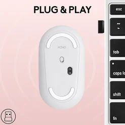 Logitech M340 Wireless Mouse with Limited Edition, USB Receiver and Silent Clicks, Portable Wireless Mouse  - 910007280