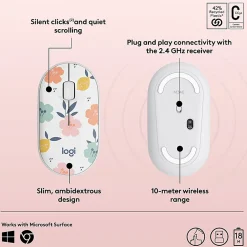 Logitech M340 Wireless Mouse with Limited Edition, USB Receiver and Silent Clicks, Portable Wireless Mouse  - 910007280