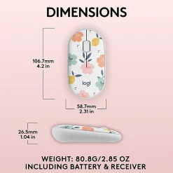 Logitech M340 Wireless Mouse with Limited Edition, USB Receiver and Silent Clicks, Portable Wireless Mouse  - 910007280