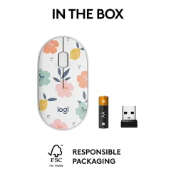 Logitech M340 Wireless Mouse with Limited Edition, USB Receiver and Silent Clicks, Portable Wireless Mouse  - 910007280
