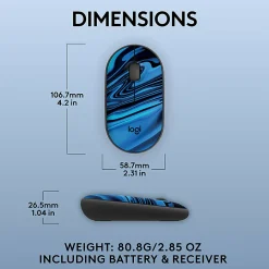 Logitech M340 Wireless Mouse with Limited Edition, USB Receiver and Silent Clicks, Portable Wireless Mouse - 910007282