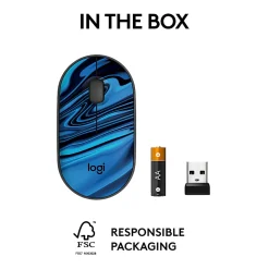Logitech M340 Wireless Mouse with Limited Edition, USB Receiver and Silent Clicks, Portable Wireless Mouse - 910007282