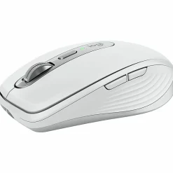 Logitech® MX Anywhere 3S Compact Wireless Mouse, 61% Recycled, Pale Gray, 910-006926