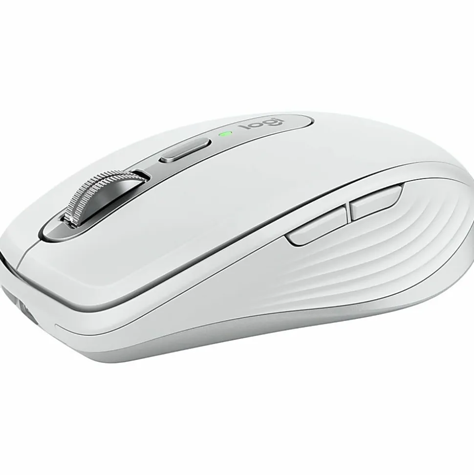 Logitech® MX Anywhere 3S Compact Wireless Mouse, 61% Recycled, Pale Gray, 910-006926
