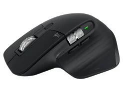 Logitech MX Master 3S Performance Wireless Mouse with Ultra-fast Scrolling, Bluetooth, Black, 910007500