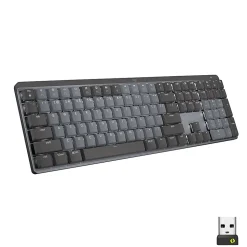 Logitech® MX Mechanical Wireless Illuminated Performance Keyboard, Graphite, 920-010547