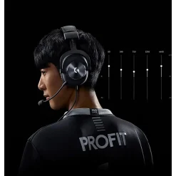 Logitech PRO X Gaming Headset with Blue Vo!ce - Stereo - Mini-phone (3.5mm) - Wired - 35 Ohm - 20 Hz to 20 kHz - 981000817