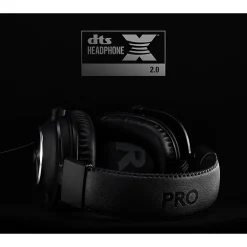 Logitech PRO X Gaming Headset with Blue Vo!ce - Stereo - Mini-phone (3.5mm) - Wired - 35 Ohm - 20 Hz to 20 kHz - 981000817