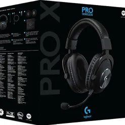 Logitech PRO X Wireless Lightspeed Gaming Headset - Stereo - Wireless - 49.2 ft - 32 Ohm - 20 Hz to 20 kHz - 981000906
