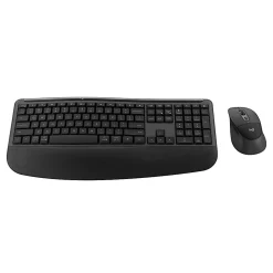 Logitech Signature Comfort Plus Combo MK880 Wireless Keyboard & Mouse Combo, With Palm Rest, For Windows and macOS, Black, 920013968