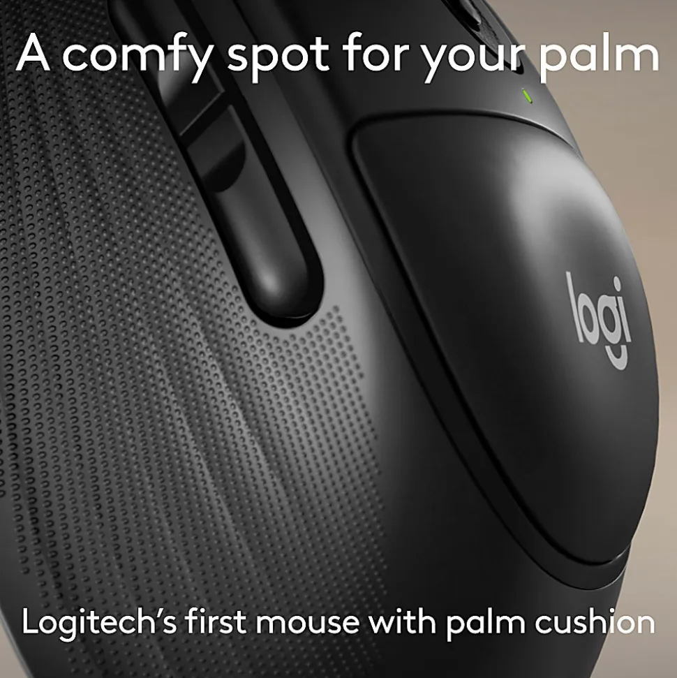 Logitech Signature Comfort Plus Combo MK880 Wireless Keyboard & Mouse Combo, With Palm Rest, For Windows and macOS, Black, 920013968
