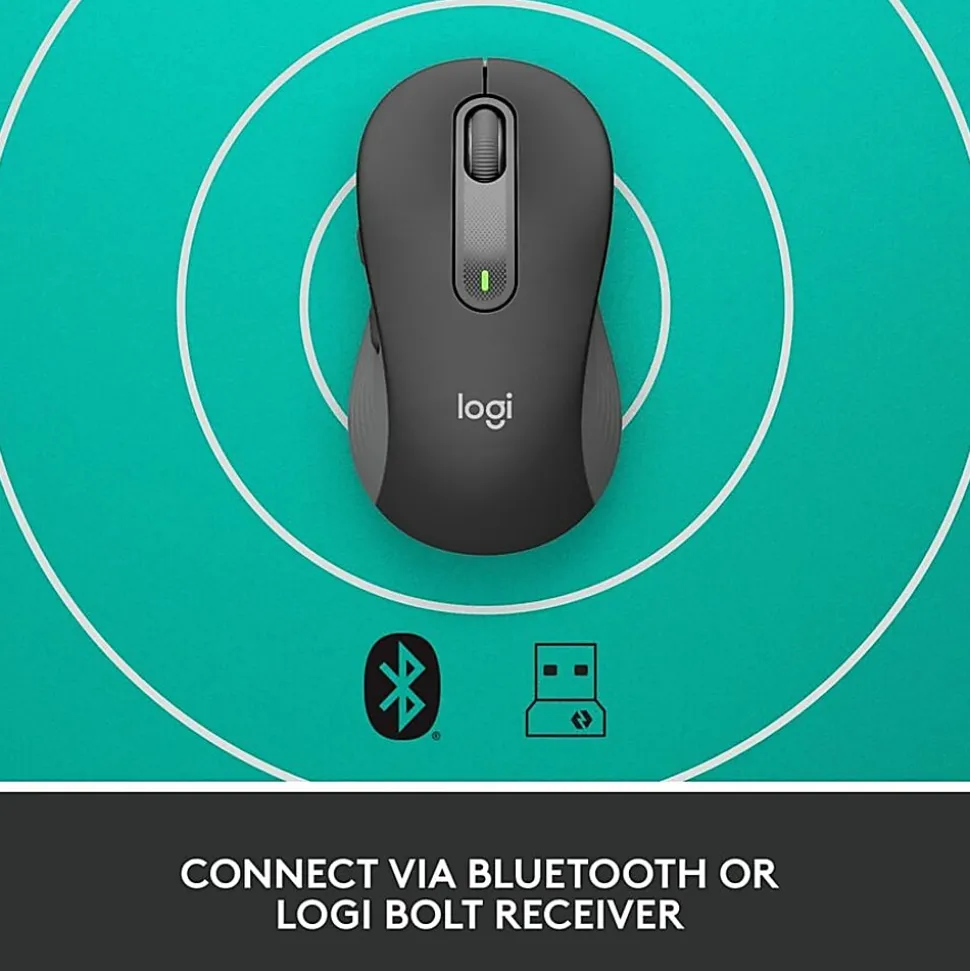 Logitech Signature M650 for Business Wireless Mouse, - 910006272