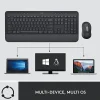 Logitech Signature MK650 Combo For Business Wireless Mouse and Keyboard Combo, Graphite