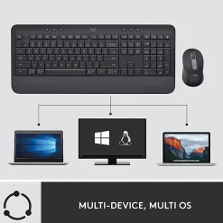 Logitech Signature MK650 Combo For Business Wireless Mouse and Keyboard Combo, Graphite
