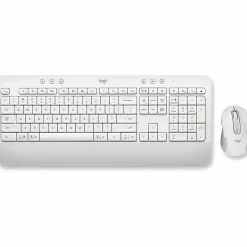 Logitech Signature MK650 Combo For Business Wireless Mouse and Keyboard Combo, Off White