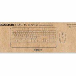 Logitech Signature MK650 Combo For Business Wireless Mouse and Keyboard Combo, Off White
