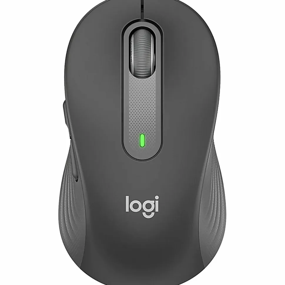 Logitech Signature M650 L for Business (Graphite) - Brown Box - Wireless - Bluetooth/Radio Frequency - 910006346