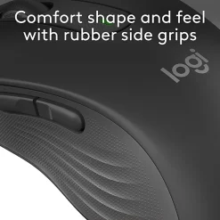 Logitech® Signature M650 L Full Size Wireless Mouse, Graphite