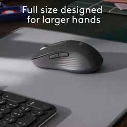 Logitech® Signature M650 L Full Size Wireless Mouse, Graphite