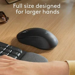 Logitech Signature M550 L Full-Size Wireless Mouse, Graphite, 910-006591