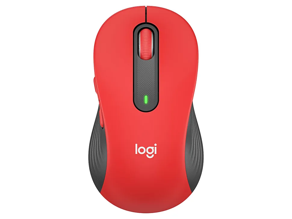Logitech® Signature M650 L Full-Size Wireless Mouse, Red, 910-006358