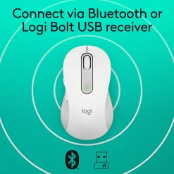Logitech® Signature M650 Wireless Mouse, Off-White