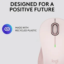 Logitech Signature M550 Wireless Mouse, Rose, 910-006593