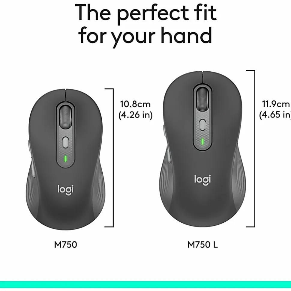 Logitech Signature Plus M750 L Mouse, 910007508