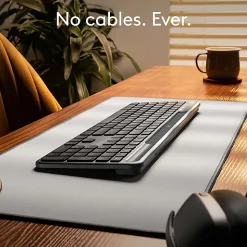 Logitech Signature Slim Solar+ Wireless Keyboard, Bluetooth, Graphite, 920013755