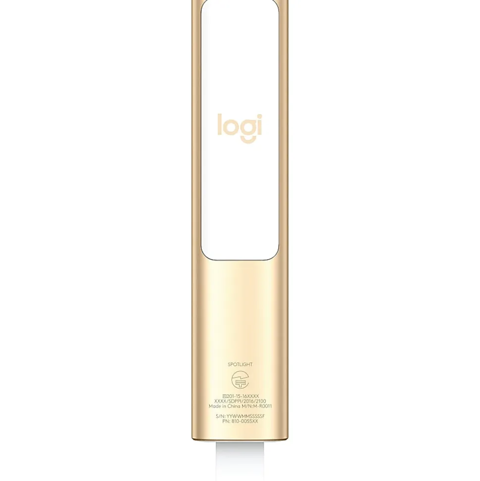 Logitech® Spotlight Universal Presentation Remote, Gold, 910-004860