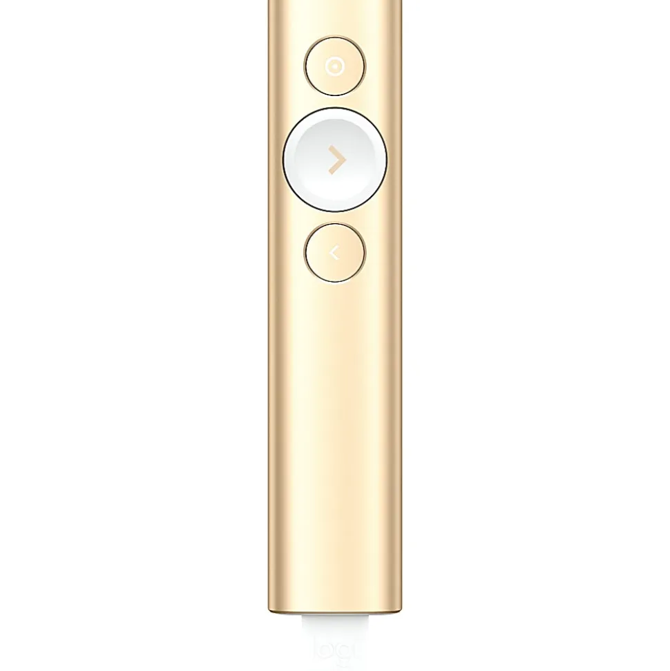 Logitech® Spotlight Universal Presentation Remote, Gold, 910-004860