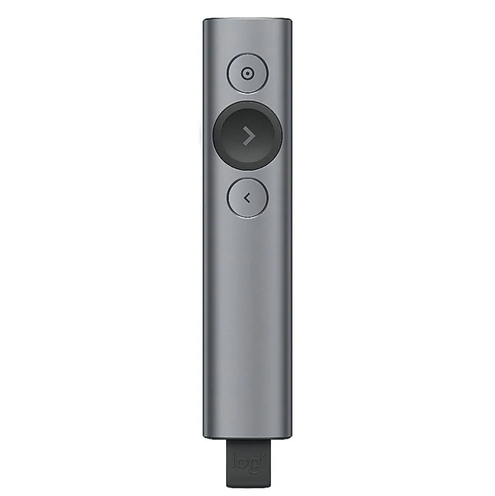 Logitech® Spotlight Universal Presentation Remote, Slate, 910-004654
