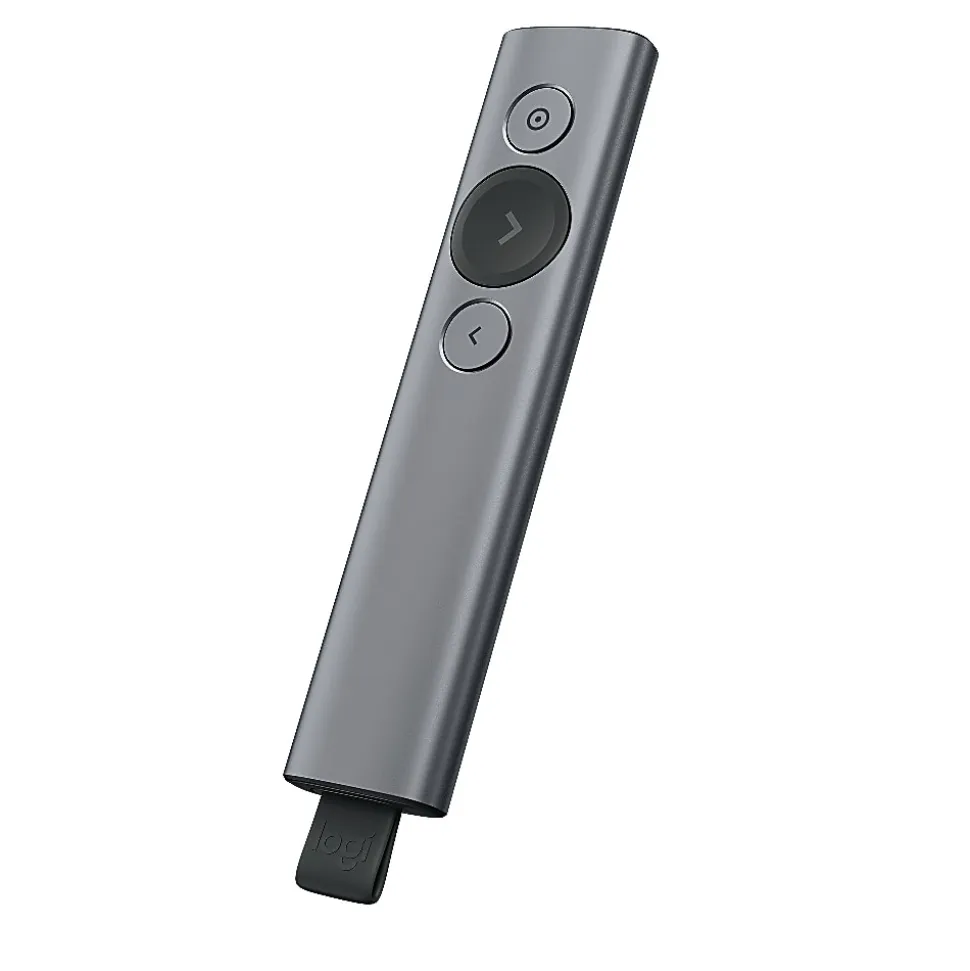 Logitech® Spotlight Universal Presentation Remote, Slate, 910-004654