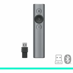 Logitech® Spotlight Universal Presentation Remote, Slate, 910-004654