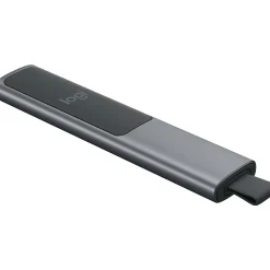 Logitech® Spotlight Universal Presentation Remote, Slate, 910-004654