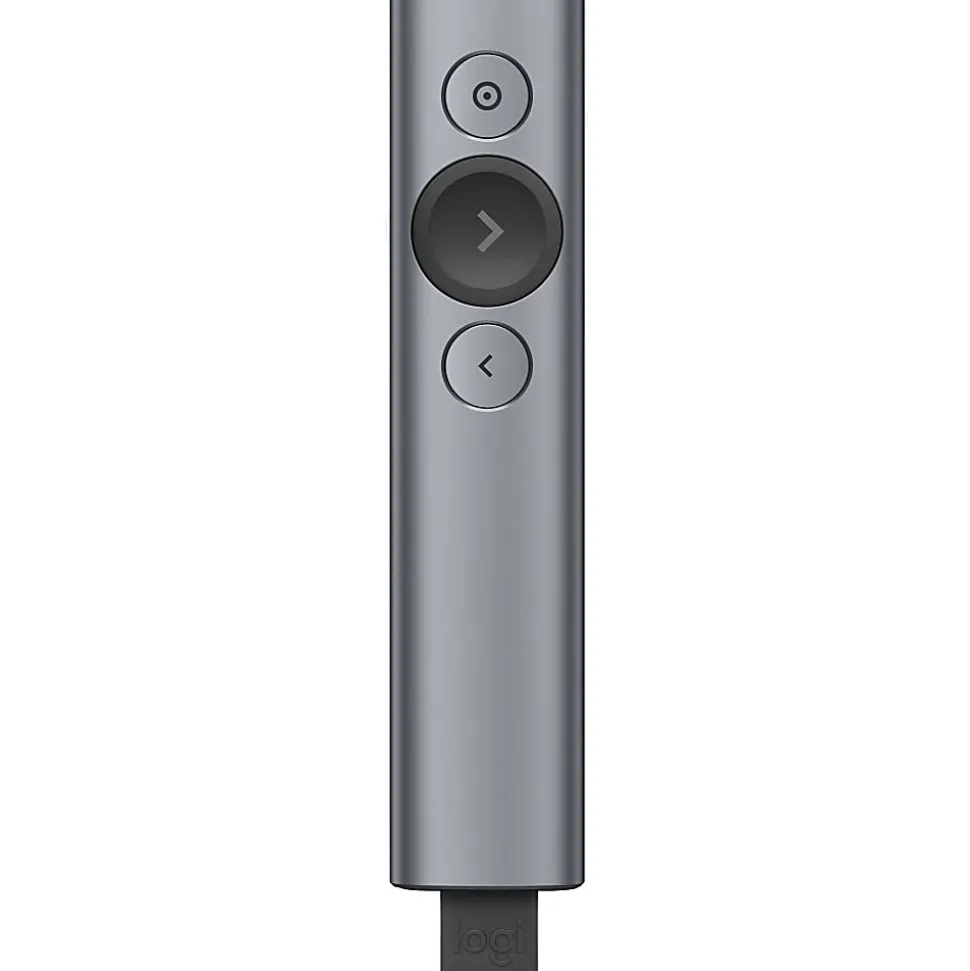 Logitech® Spotlight Universal Presentation Remote, Slate, 910-004654