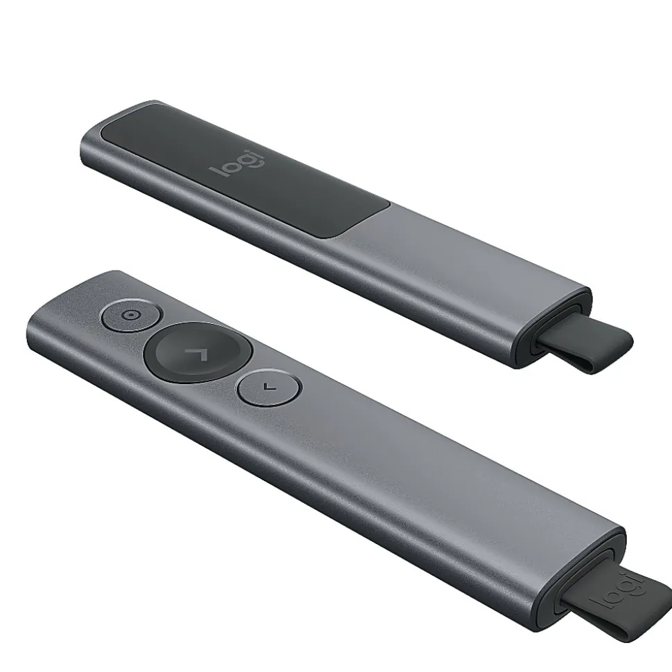 Logitech® Spotlight Universal Presentation Remote, Slate, 910-004654