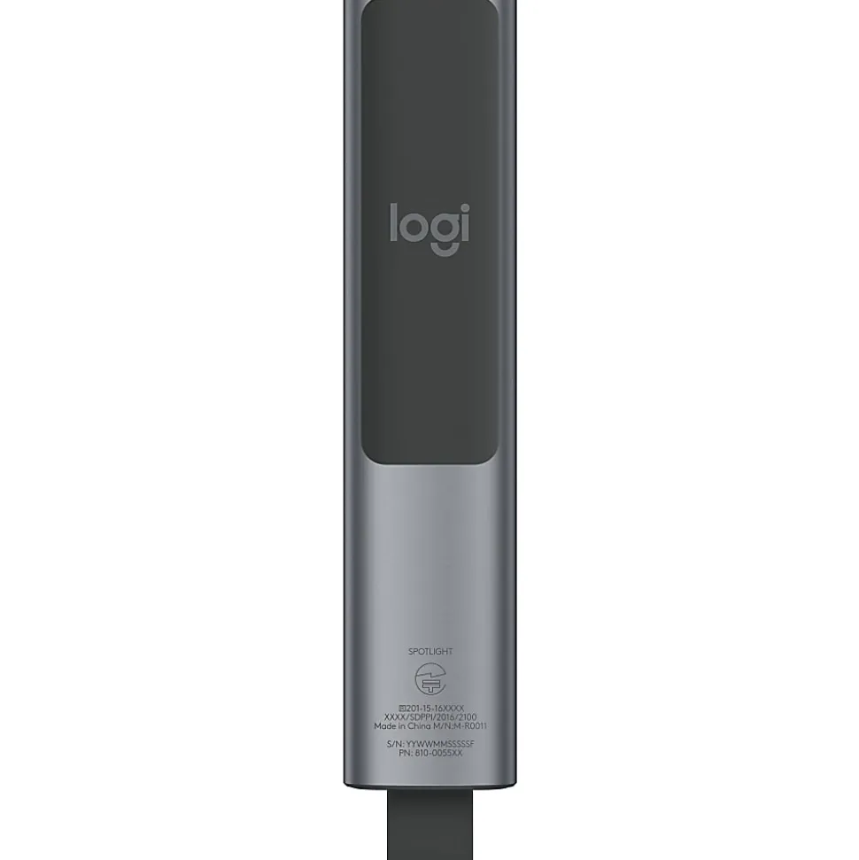 Logitech® Spotlight Universal Presentation Remote, Slate, 910-004654