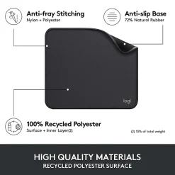 Logitech® Studio Series Mouse Pad, 9-1/8