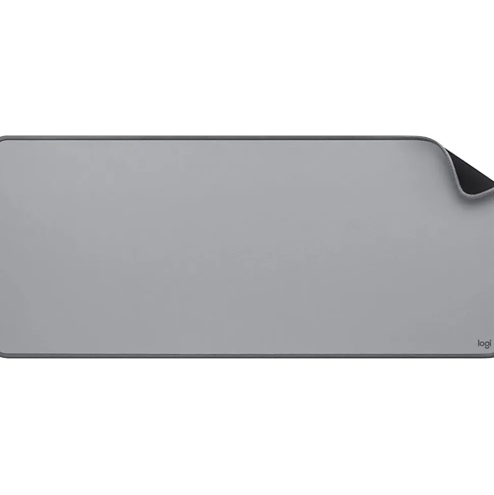 Logitech® Studio Series Multi-Functional Large Desk Mat, 11-13/16” x 27-1/2”, Mid-Gray