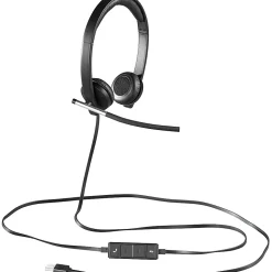 Logitech USB Headset Stereo H650e - Stereo - USB - Wired - 50 Hz to 10 kHz - Over-the-head - Binaural - 981000518