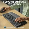 Logitech Wave Keys for Business, Wireless Ergonomic Keyboard with Cushioned Palm Rest, Logi Bolt Technology, Graphite - 920012058