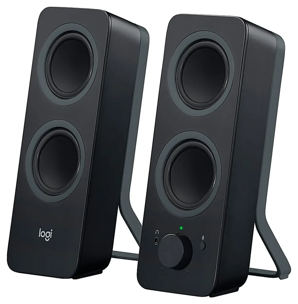 Logitech® Z207 Bluetooth® Computer Speakers, Black, Pack Of 2