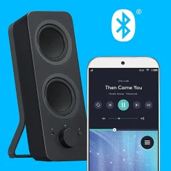 Logitech® Z207 Bluetooth® Computer Speakers, Black, Pack Of 2