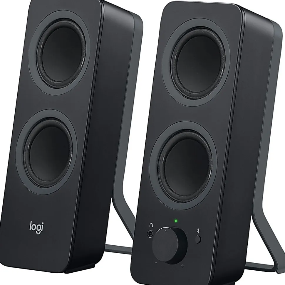 Logitech® Z207 Bluetooth® Computer Speakers, Black, Pack Of 2